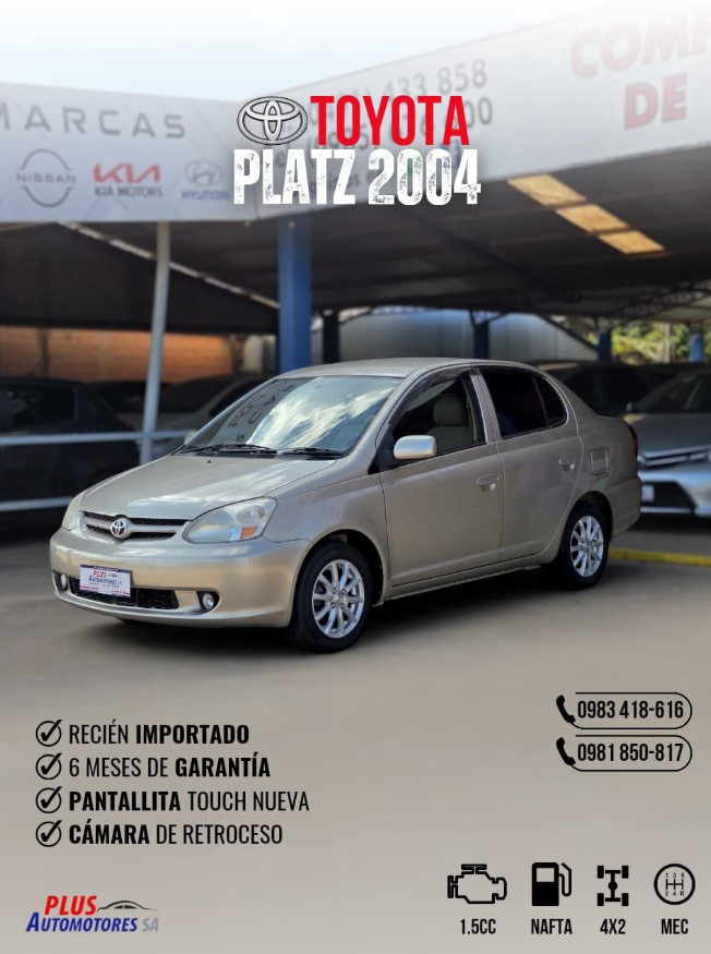 Toyota Platz 2004 - Gs. 52.000.000